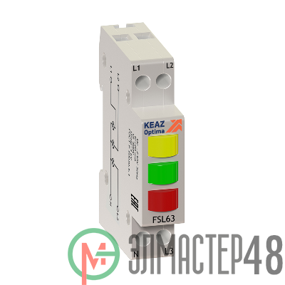 Индикатор фаз световой OptiDin FSL63 230A УХЛ3 КЭАЗ 138626