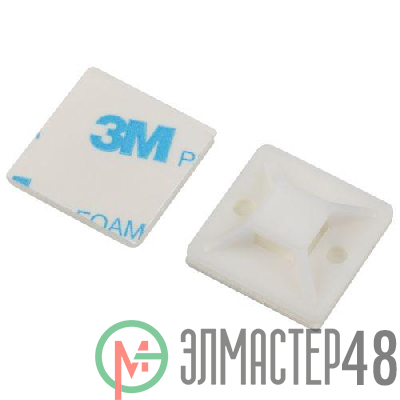 Площадка самоклеящаяся под хомуты 20х20мм NO-225-307 бел. (уп.10шт) Эра Б0066723