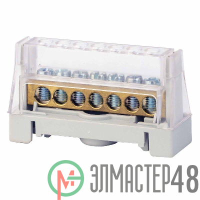 Клемма винт. п/п 7х5.5ммх1 сер. на DIN-рейку DKC 507F