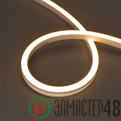 Лента светодиодная MOONLIGHT-SIDE-A140-12x17mm 24V Warm 2700К 9.6Вт/м IP67 wire x2 боков. вывод кабеля герметичная (уп.5м) Arlight 042783