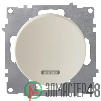 Выключатель 1-кл. СП Florence 10А IP20 с подсветкой механизм беж. 1E31701301 OneKeyElectro 2172801