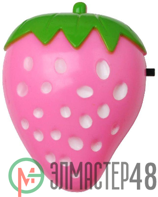 Светильник светодиодный NL-180 "Клубника" ночник с выкл. 220В Camelion 12536