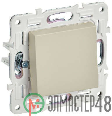 Выключатель 1-кл. SKANDY 10А SK-V01B беж. IEK SK-V10-0-10-K10