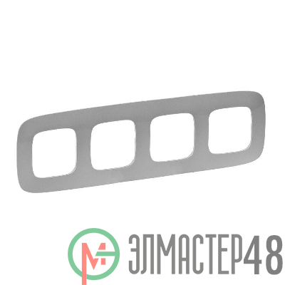 Рамка 4-м Valena Allure универсальная алюм. Leg 754394