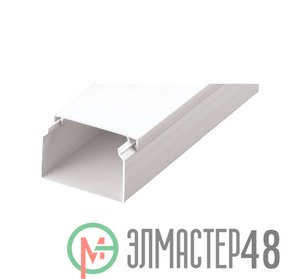 Кабель-канал 60х40 L2000 пластик с двойным замком УралПак КК-19060040-040