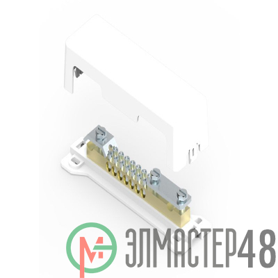Шина уравнивания потенциалов 10х4-25кв.мм 1х50кв.мм 1х4х30мм с пласт. опорой DKC NE1001