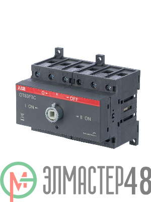 Рубильник реверсивный OT63 F3C 63А (45А AC23) ABB 1SCA105338R1001