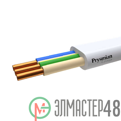 Провод ПВВП 3х2.5 Б (бухта) (м) РЭК-PRYSMIAN 0703050201