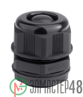 Ввод кабельный M20 с мембраной для кабеля d6-12мм IP68 черн. DKC 52M2012