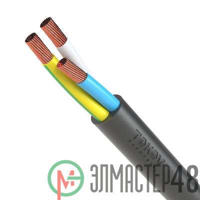 Кабель TOKOV ELECTRIC КГтп-ХЛ 3х2.5 (N PE) 380/660-3 (м) 00-00027186