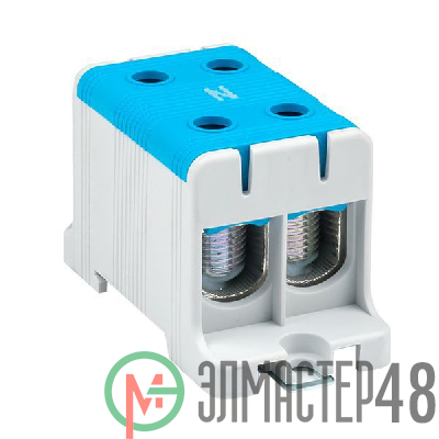 Клемма силовая вводная двойная КСВ 16-95кв.мм син. EKF plc-kvs2-16-95-blue