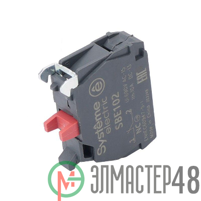 Блок контактный 1 НЗ SE SBE102