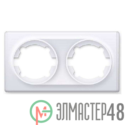 Рамка 2-м Florence бел. 1E52201300 OneKeyElectro 2172783
