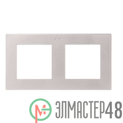 Рамка 2-м Simon24 алюм. 2400620-033