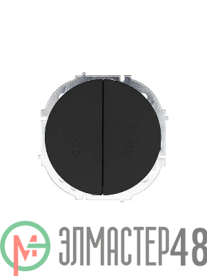 Выключатель проходной 2-кл. СП OSEN 10А IP20 механизм черн. бархат LEZARD 743-4288-106