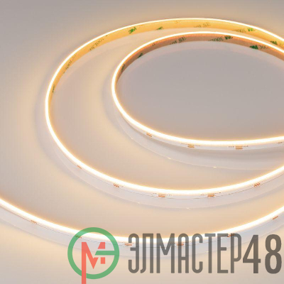 Лента светодиодная COB-S-X480-8mm 24V Warm 3000К 6Вт/м IP20 боков. свечение (уп.5м) Arlight 046903