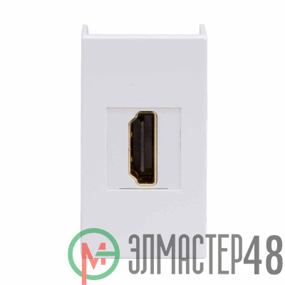 Розетка мультимедийная HDMI 1-м 1мод. Viva бел. DKC 41018