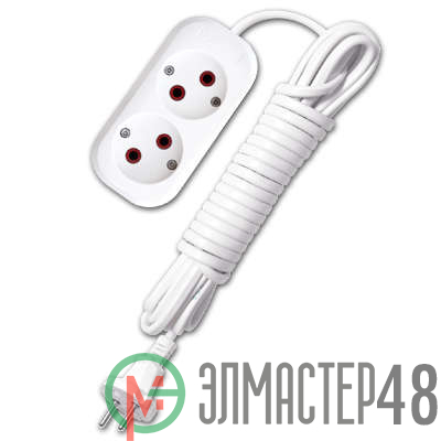 Удлинитель 2х5м без заземл. 6А IP20 У6-011 ШВВП 2х0.75 UNIVersal 9631913