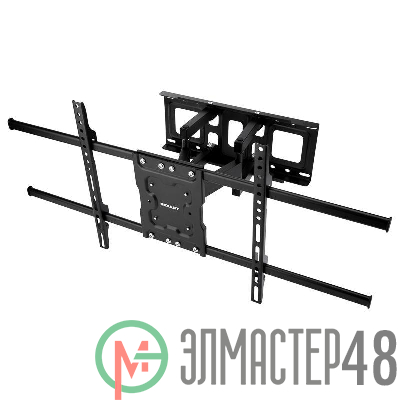 Кронштейн для телевизора 37-85 дюймов наклонно-поворотный двойное колено HOME Rexant 38-0384