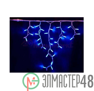 Гирлянда "Бахрома" RB-OIC100LSE-B-T-I4 120LED с доп. подключением до 20 доп. модулей уличная син. SHLights 4690601021731