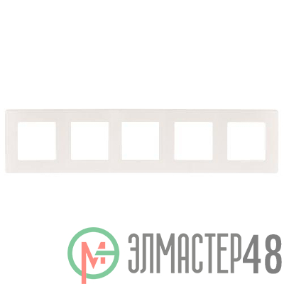 Рамка 5-м 12-5105-01 сатин бел. Эра Б0052539