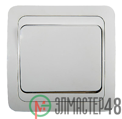 Выключатель 1-кл. CLASSICO 2021 бел. ASD / IN HOME 4680005959846