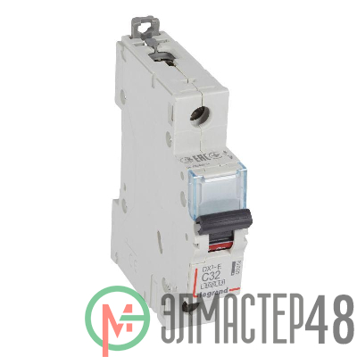 Выключатель автоматический модульный 1п C 32А 6кА DX3-E 6000 1мод. 230/400В Leg 407266