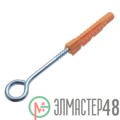 Шуруп-кольцо 8.0х80 с унив. дюбелем 12х71 европодвес (уп.2шт) СТРОЙМЕТИЗ UTORM2930231