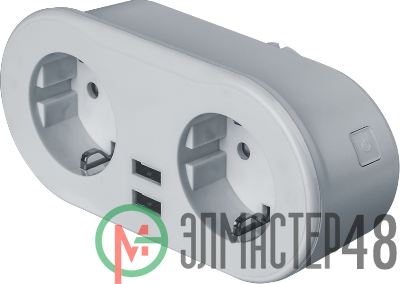 Адаптер-разветвитель с управлением по WI-FI 2-м +2 USB NSH-ST-02 с заземл. бел. Navigator 14556