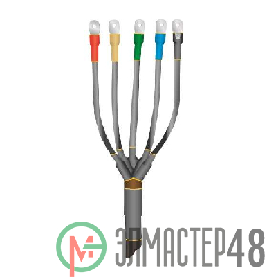 Муфта кабельная концевая универс. 1кВ 1ПКВ(Н)ТпНнг-LS-5х(16-25) с болтовыми наконечниками Нева-Транс Комплект 22040109