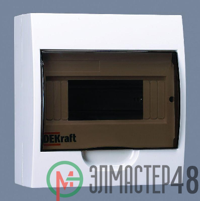 Корпус пластиковый навесной 8мод. ЩРН-П-8 20х18х10 IP41 SchE 31010DEK