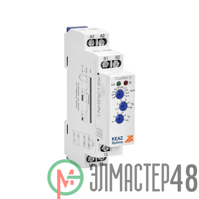 Реле контроля фаз OptiRel D PHS-1-1M-01-PN-1 повышенного или пониженного 1Ф 1СО КЭАЗ 332004