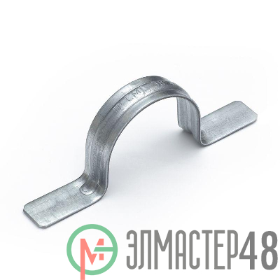 Скоба крепежная двухлапковая СМД d38-40мм для монтажн. пистолета без отверст. метал. (уп.50шт) Промрукав PR13.1994