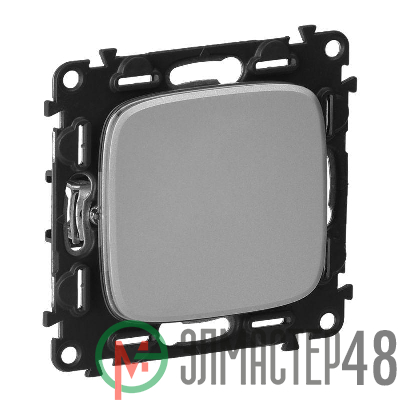 Механизм выключателя 1-кл. СП Valena Allure 10А IP20 250В 10АХ с лиц. панелью безвинт. зажимы алюм. Leg 752901