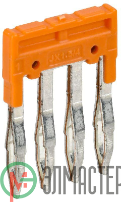 Перемычка гребенчатая для CP 1.5кв.мм 4PIN IEK YCT20-00-K03-001-EC-4P