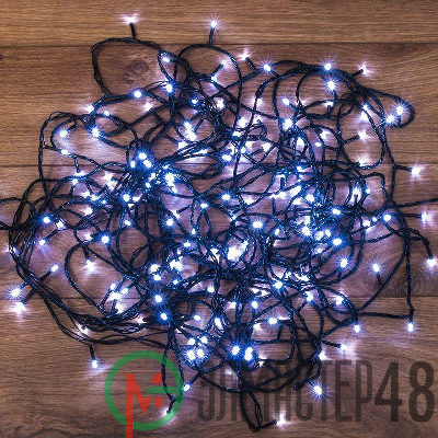 Гирлянда светодиодная универсальная 200LED бел. 20м с контроллером Neon-Night 303-106