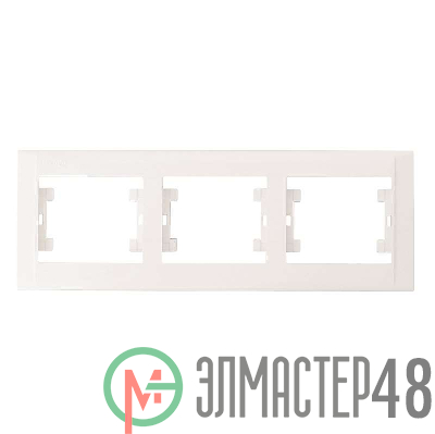Рамка 3-м Defne горизонт. бел. Makel 42001703