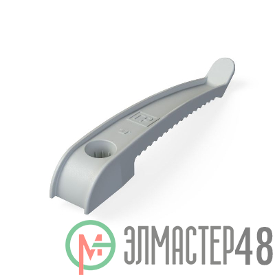 Держатель кабеля односторонний для прямого монтажа (уп.20шт) сер. Промрукав PR13.0380