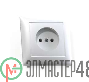 Розетка 1-м СП Селена 16А IP20 РС16-369 бел. Кунцево 8110