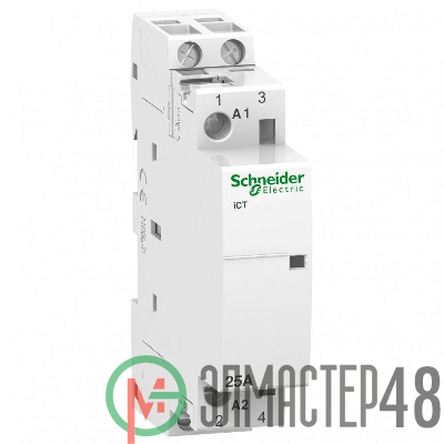 Контактор мод. iСТ Acti9 25А 2п 2НО 230/240В SchE A9C20732