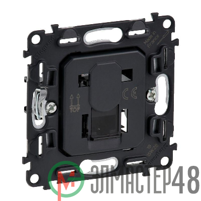 Механизм розетки комп. 1-м Valena In'matic RJ45 CAT.5E UTP Leg 753070