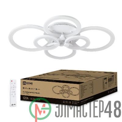 Светильник светодиодный ELEGANT BLISS-120W 120Вт 230В 3000-4000-6500К 8400лм 780х550х130мм с пультом ДУ IN HOME 4690612035468