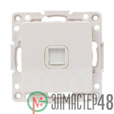 Механизм розетки RJ-45 1-м Стокгольм бел. PROxima EKF EYK01-035-10