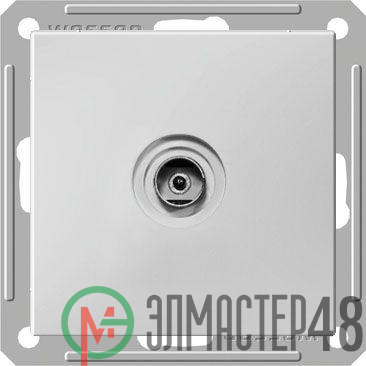 Механизм коннектора TV антены 1-м СП W59 оконечная без рамки бел. SchE RTS-151-1-86