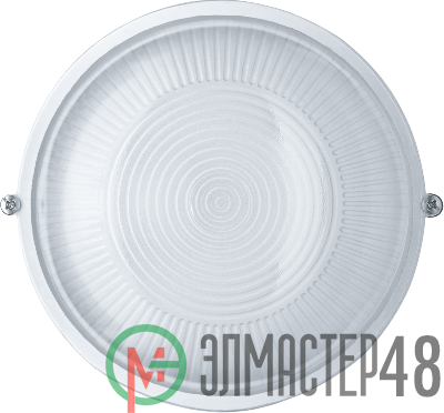 Светильник ЛОН 94 802 NBL-R1-60-E27/WH 1х60Вт E27 IP54 (аналог НПБ 1301 бел. круг 60Вт) Navigator 94802