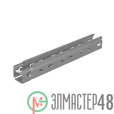 Лоток листовой перфорированный 50х50 L3000 сталь 0.55мм "БЫСТРЫЙ МОНТАЖ ПЛЮС" LPplus50х50х0.55 оцинк. КМ PL0195