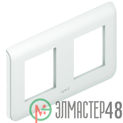Рамка 2-м 4мод. Mosaic New разъем. гор. Leg 078804