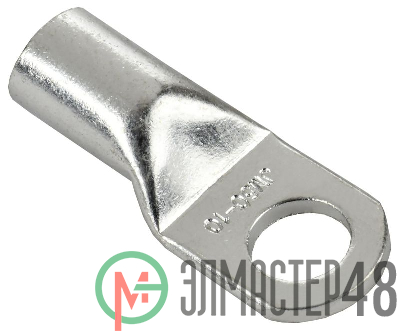 Наконечник медный луженый JGA-50-10 (ТМЛ) (уп.5шт) IEK UNP10-31-O-050-010-05