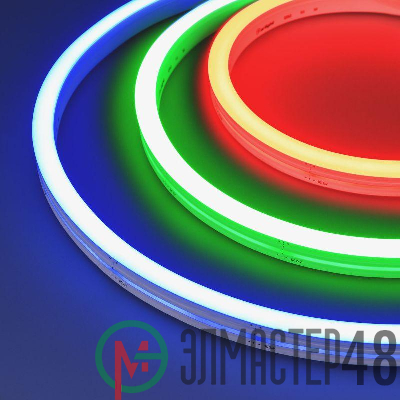 Лента светодиодная MOONLIGHT-SIDE-B84-12x17mm 24V RGB 12Вт/м IP67 wire x2 боков. вывод кабеля герметичная (уп.5м) Arlight 042742