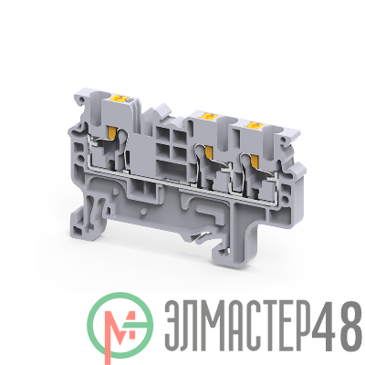 Клемма с 3-мя контактами push-in OptiClip СP-2.5-TRIPLET-I сер. КЭАЗ 331844